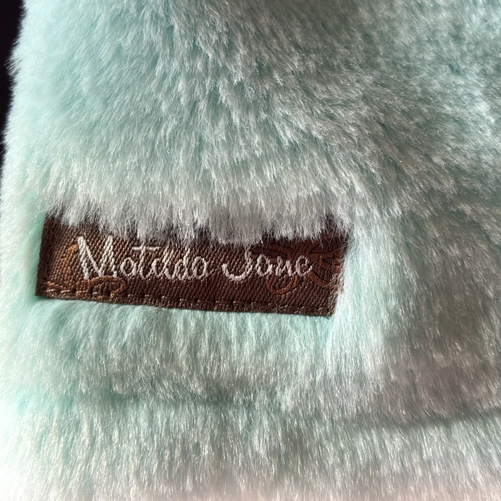 Matilda Jane Faux Fur Vest in Cream, Pink, & Blue